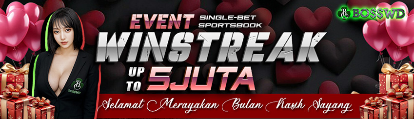 EVENT WINSTREAK SINGLEBET BOSSWD 4.600.000 JUTA RUPIAH