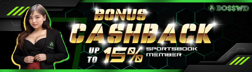 BONUS CASHBACK S/D 15%