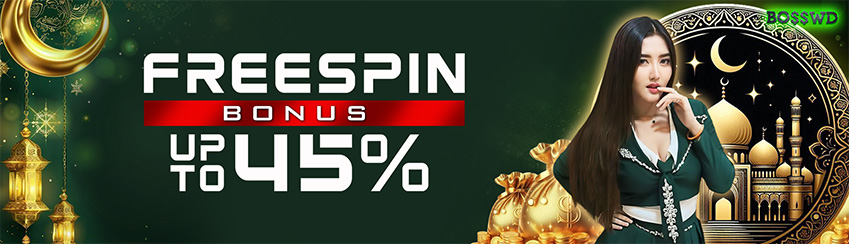 BONUS FREESPIN 45%